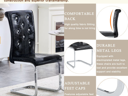 Elegant Design Upholstered Dining Chairs
