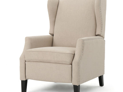Westeros Wing Back Fabric Upholstered Recliner