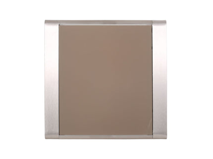 Cape Coral - Contemporary Side Table With Frosted Glass Top