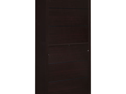Maureen - 5 Shelf Bookcase With Drawer - Cappuccino