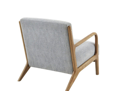 Mid-Century Style Lounge Chair With Upholstered Seat