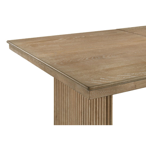 10 Piece Extension Dining Set With Upholstered Chairs And Matching Sideboard - Light Brown