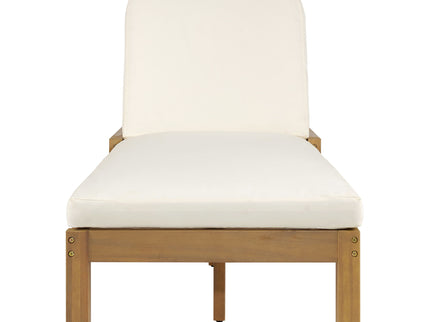 Outdoor Chaise Lounge With 5 Position Adjustable Backrest (Set of 2)