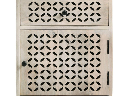 1 Door Accent Cabinet With Drawer - Beige