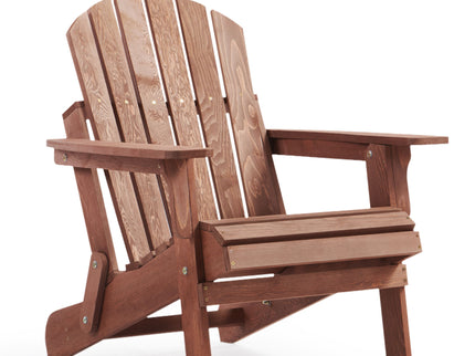 Oversize Outdoor Folding Adirondack Chair, Patio Chair For Garden