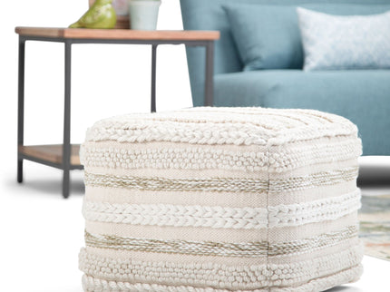 Sommer - Handcrafted Square Pouf