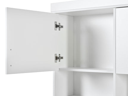 Entryway Hall Tree With Bench And Storage, 5 In 1 Coat Rack