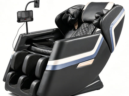 Massage Chair Recliner, Zero Gravity & Full Body Air Pressure - Black