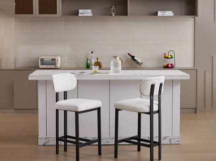 Modern Counter Height Stools (Set of 2)
