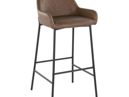 Daniella - Contemporary Fixed Height Barstool (Set of 2)