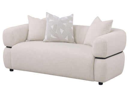 Ramsay - Round Arm Loveseat - Beige