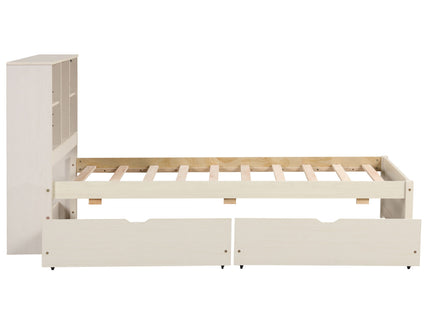 Bed Frame With Built In USB Port And 2 Drawers