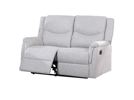 Modern Style Recliner Loveseat With Plush Armrest And Headrest