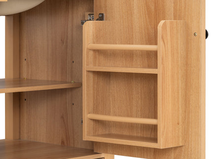 Modern Bathroom Vanity With Sink, Soft Close Drawers & Door, Storage Rack