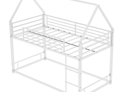 Bunk Bed With Safety Guardrails, No Box Spring Needed