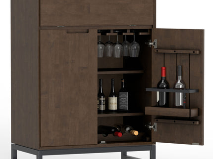 Banting - Bar Cabinet - Walnut Brown