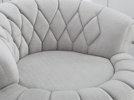 Round Swivel Accent Chair With Rotation