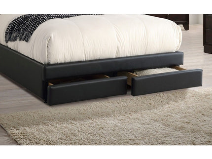 Modern Bed With Storage Drawers
