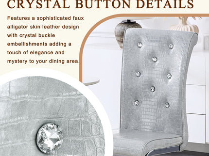 Elegant Design Upholstered Dining Chairs
