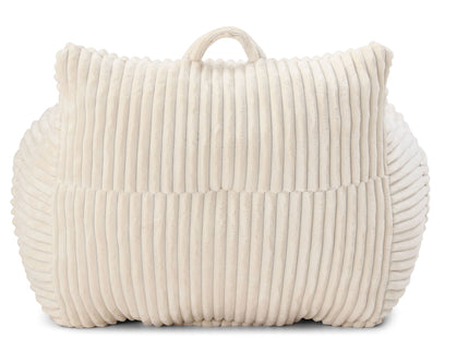 Giant Bean Bag Chair With Armrests And Footstool