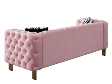 Chesterfield - Modern Tufted Living Room Sofa, 84.25''W Couch