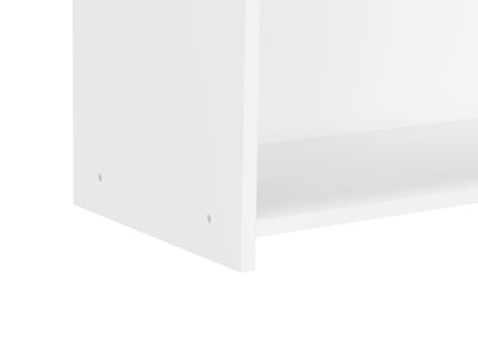 Bookcase With 4 Compartments, Storage Shelf For Toys And Books - White