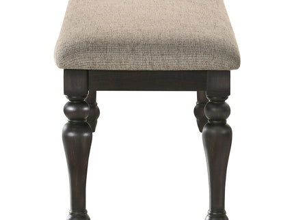 Kavita - Upholstered Dining Bench - Charcoal