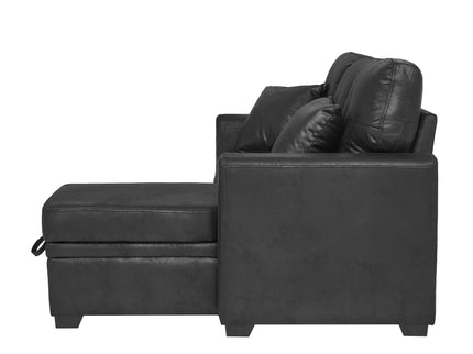 Sectional Sofa With Pull Out Bed, Reversible Chaise