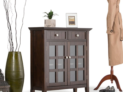 Acadian - Entryway Storage Cabinet - Brunette Brown