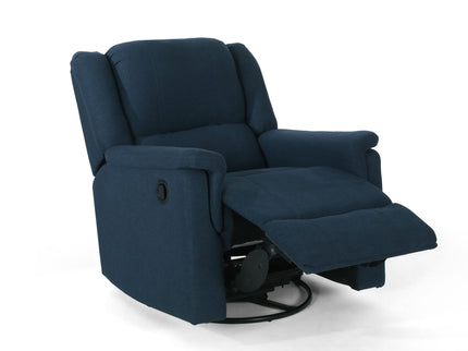 Contemporary Glider Recliner With Swivel Function