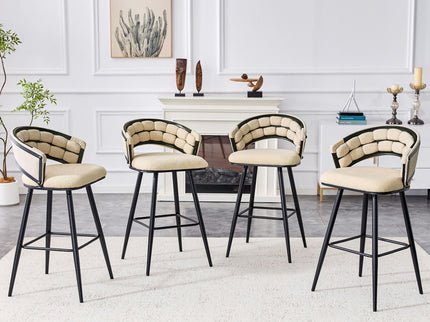 Bar Stools, Kitchen Island Counter Height Stools (Set of 2)