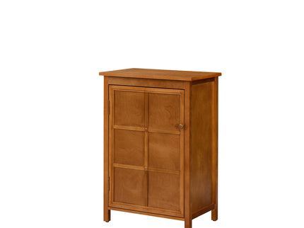 Floor Cabinet With Doors & Adjustable Shelf, Storage Cabinet For Entryway
