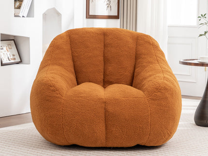 Comfy Bean Bag Chair With Memory Foam Filler, Tufted Soft