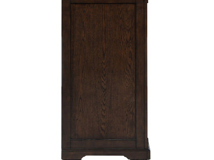 Berwick - 8 Drawer Dresser Cabinet With Felt Lined Drawers - Dark Oak