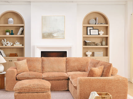Sectional Sofa With Moveable Ottoman