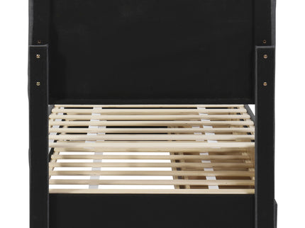 Upholstered Design Platform Bed With Trundle