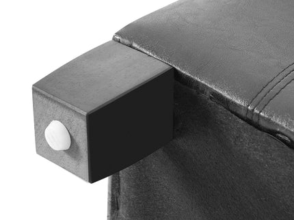 Square Tufted Indoor Ottoman With Lift-Top Storage