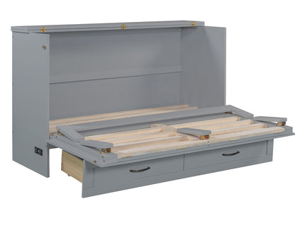 Murphy Bed With Large Drawers