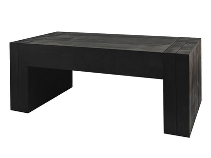 Modern Farmhouse Living Room Block Leg Coffee Table