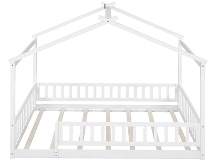 Bed House Bed Frame With Fence