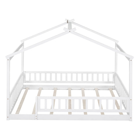 Bed House Bed Frame With Fence