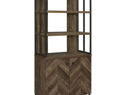 Herringbone - 2 Door - Brown