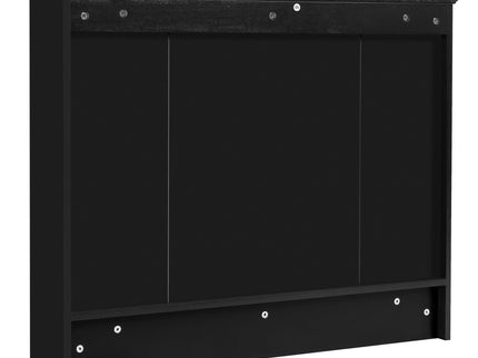 Modern Wall Mounted Mirror Cabinet With Adjustable Shelf, Soft Close Door, And Towel Bar