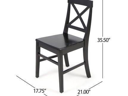 Plethora - Dining Chair With X Shaped Back (Set of 2)