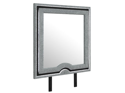 Isaiah - Mirror With Upholstered Frame And LED Lighting