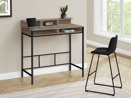 Computer Desk For Home Office, Standing, Storage Shelves, Laptop, Contemporary & Modern