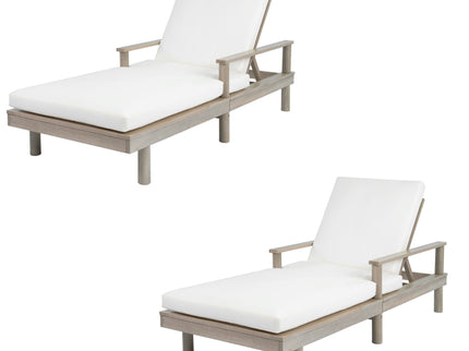 5 Position Adjustable Outdoor Chaise Lounge