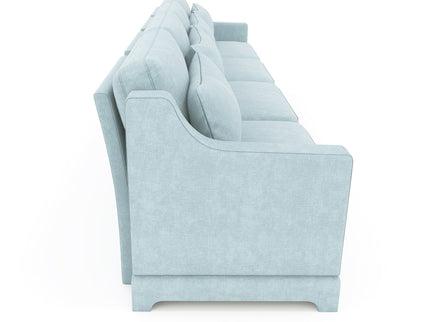 Elegant Sofa With Ergonomic Design And Lumbar Pillows