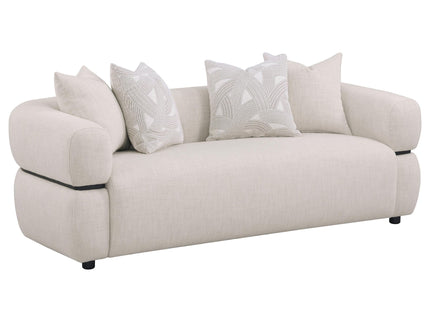 Ramsay - Round Arm Sofa - Beige