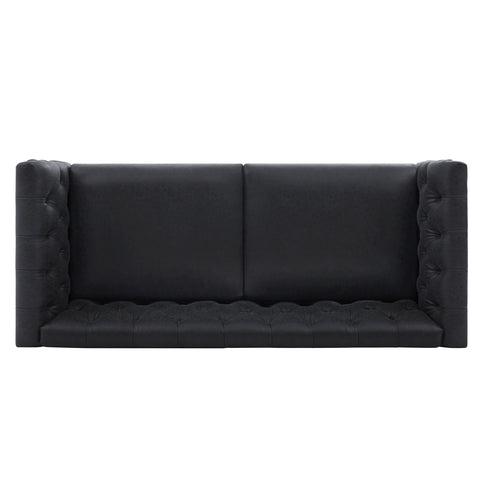 Chesterfield Sofa With Flared Arms For Living Room